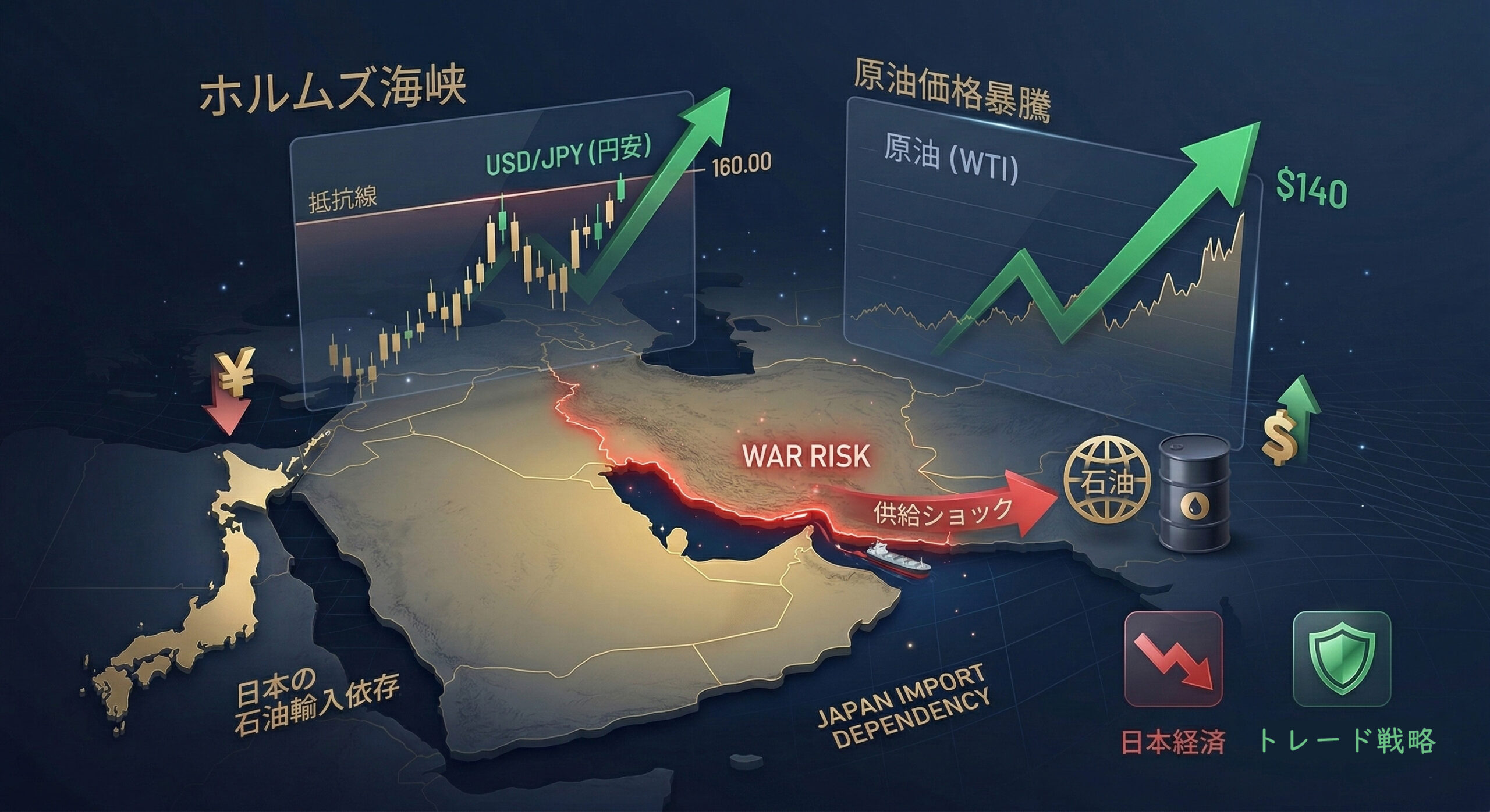 原油高でドル円はどう動く？FX・株の生き残り戦略